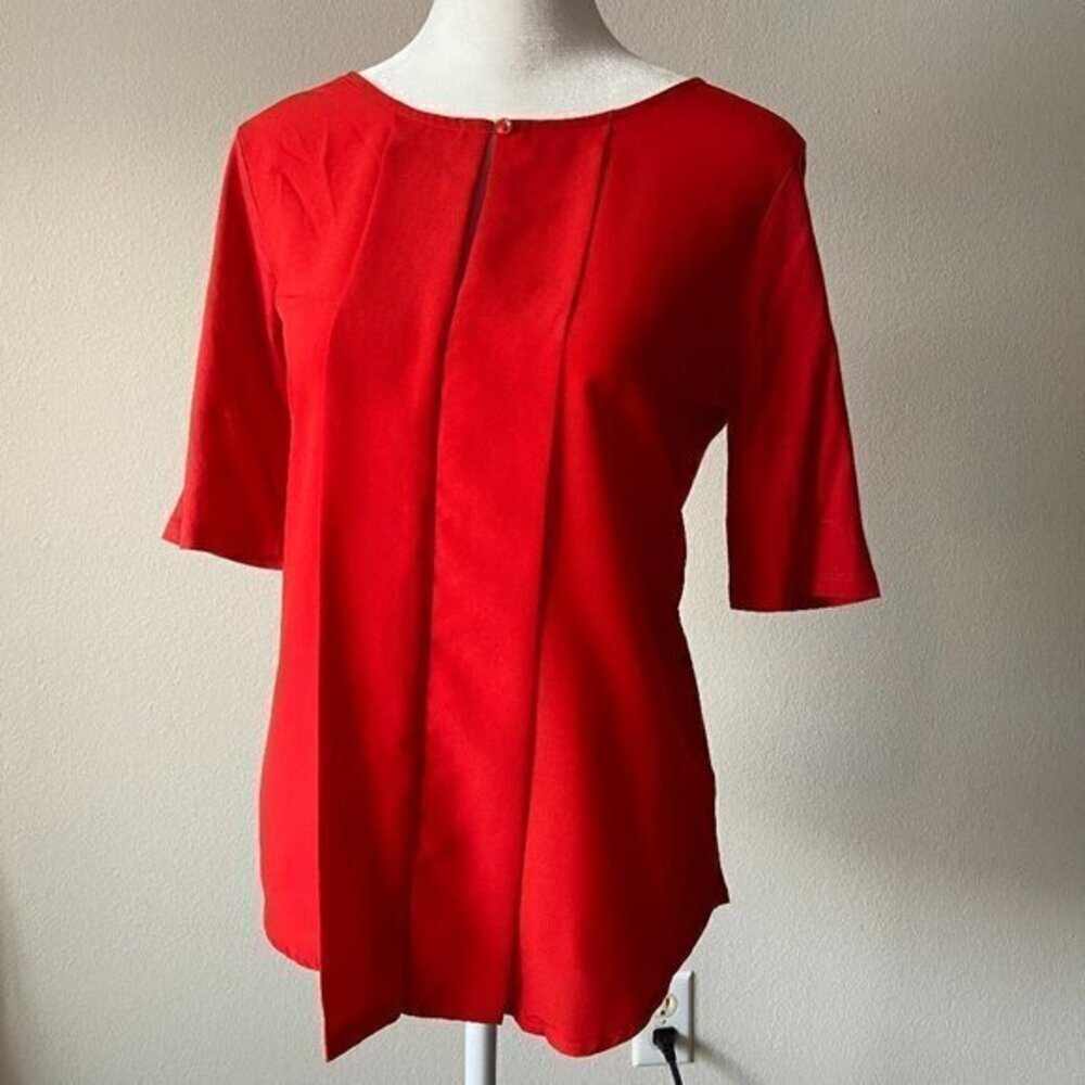 Ann Taylor Red Blouse
